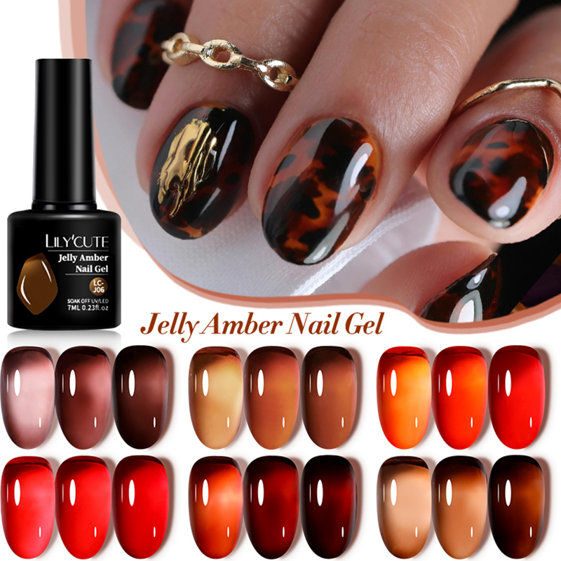 Nail Art Jelly - LILYCUTE 7ML Jelly Ambra Gel Smalto
