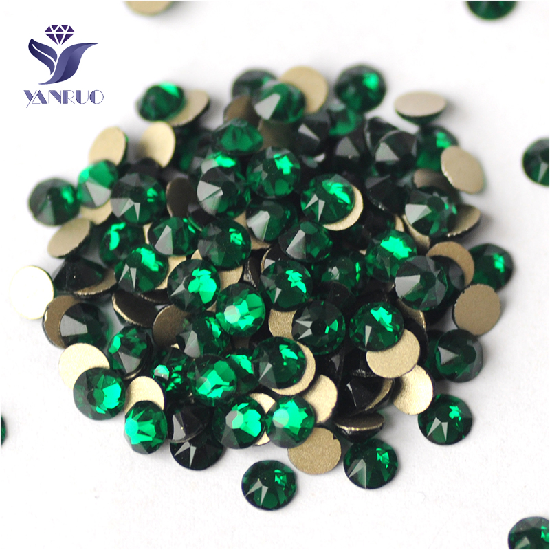 Nail Art Emerald Green - YANRUO 2088NoHF Tutte le Misure Smeraldo