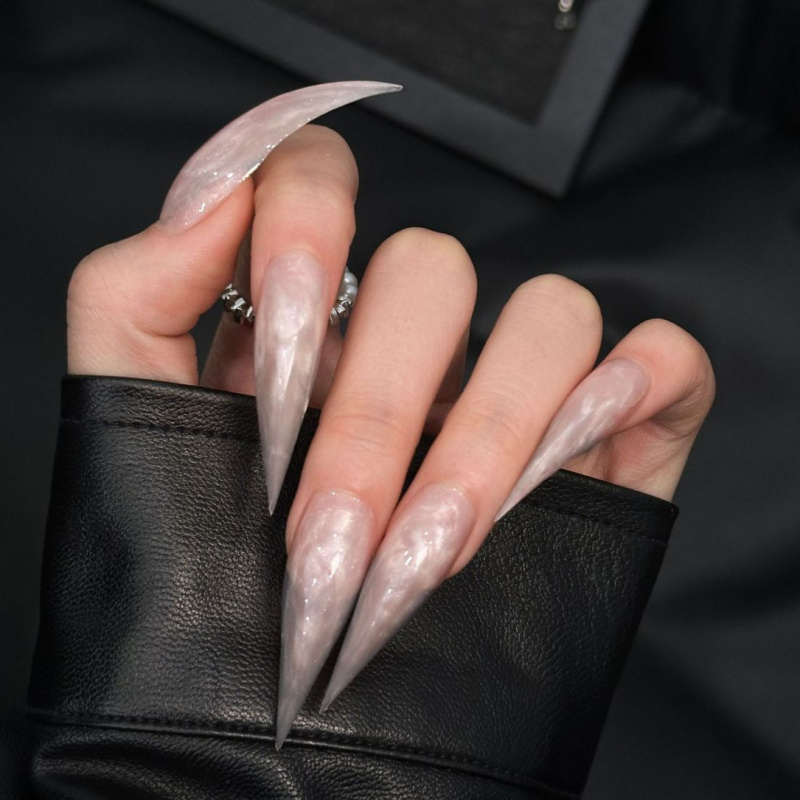 Nail Art Glossy - Unghie finte fatte a mano in