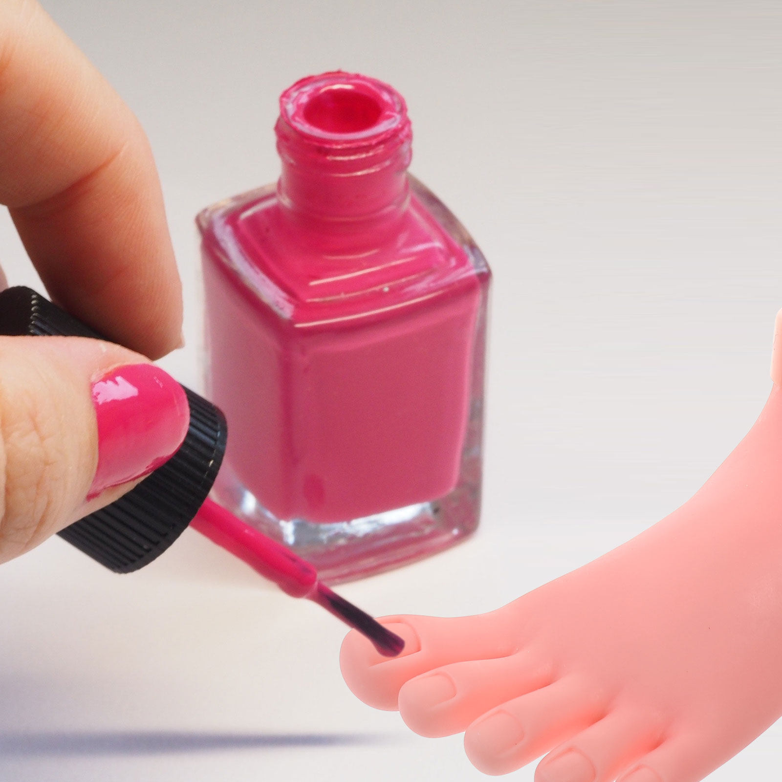 Nail Art Fake Nails - 2 Pezzi Manichino per Pratica Manicure,