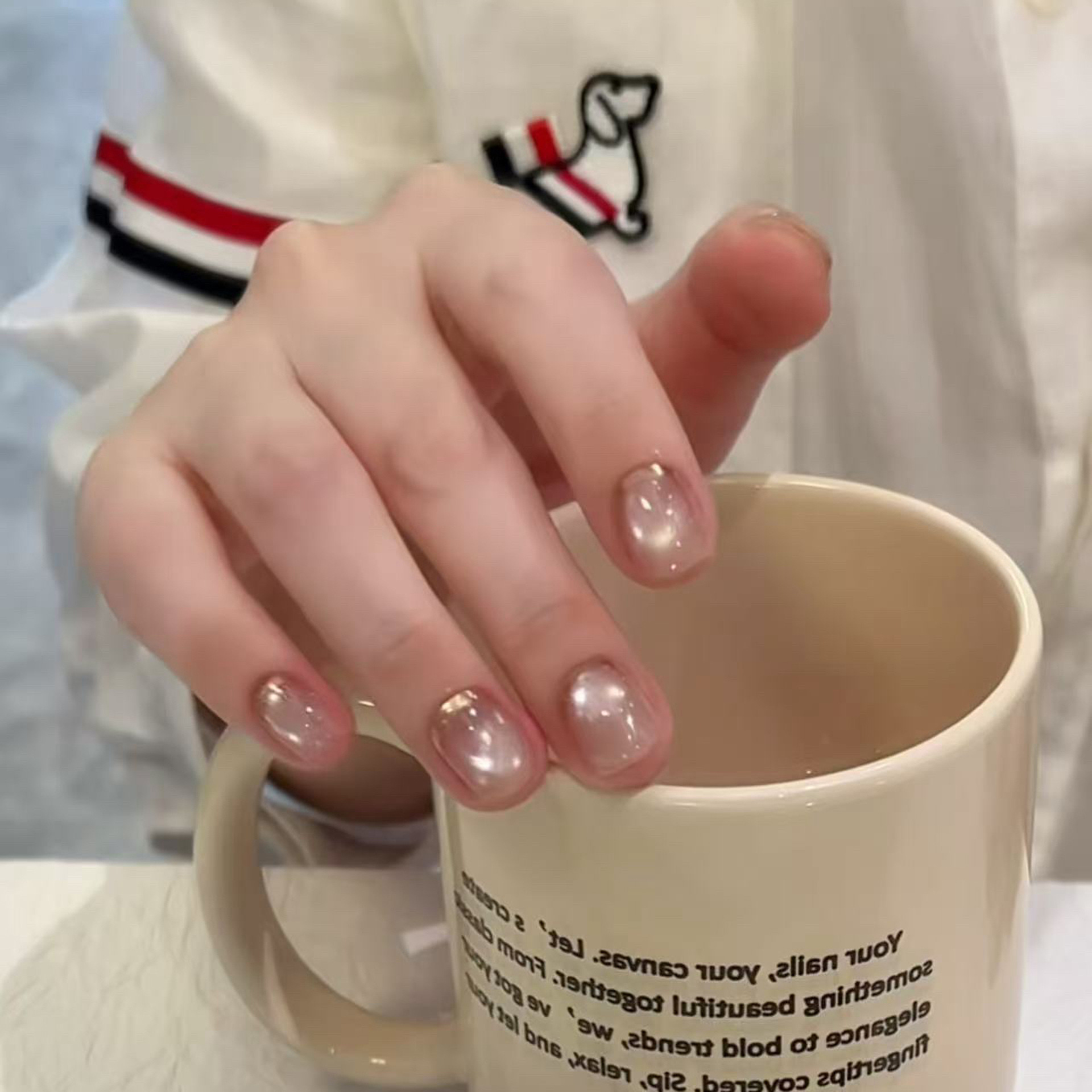 Nail Art Full Cat Eye - 10 pz. Unghie Finte Corte Fatte