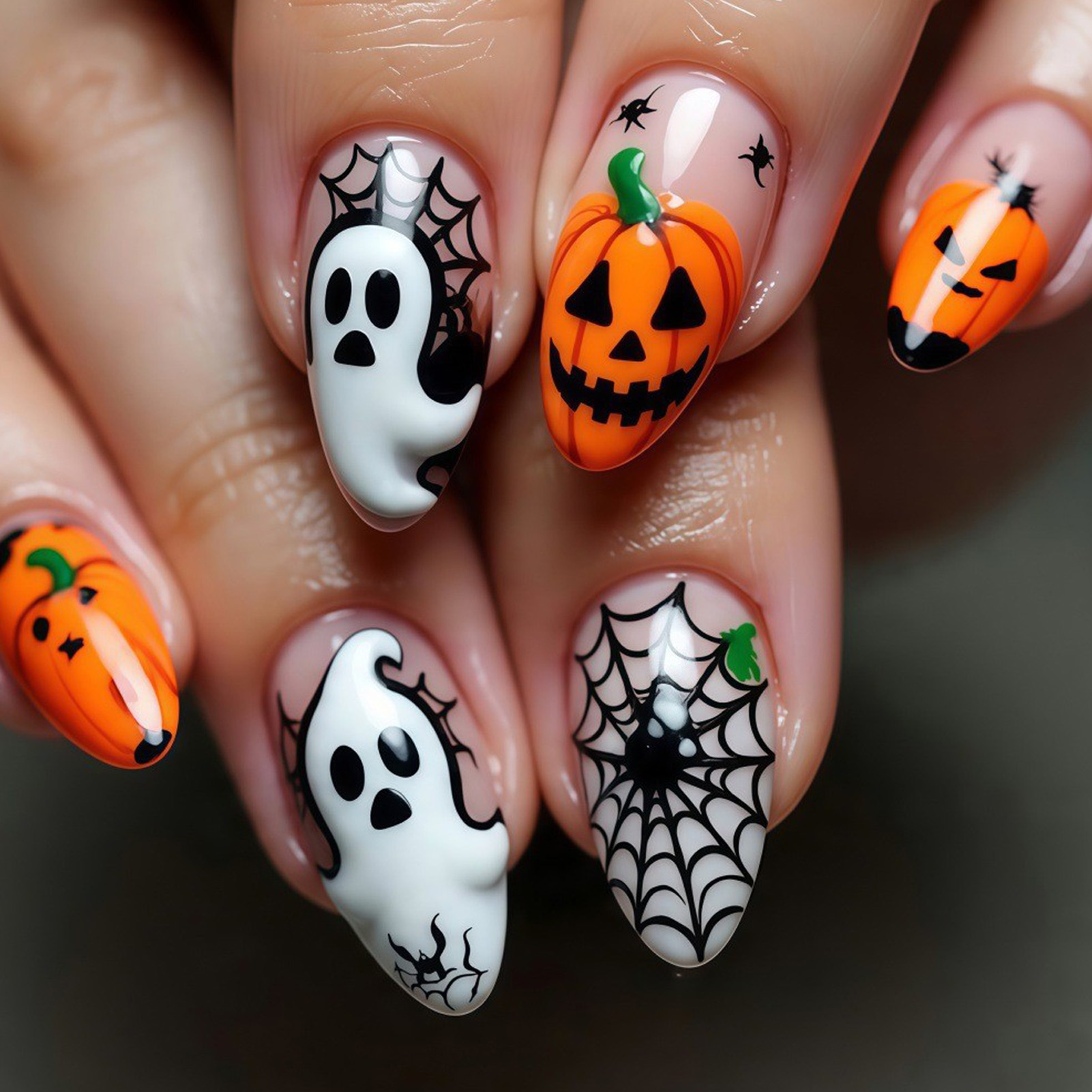 Nail Art Fake Nails - 24 pezzi di unghie finte per