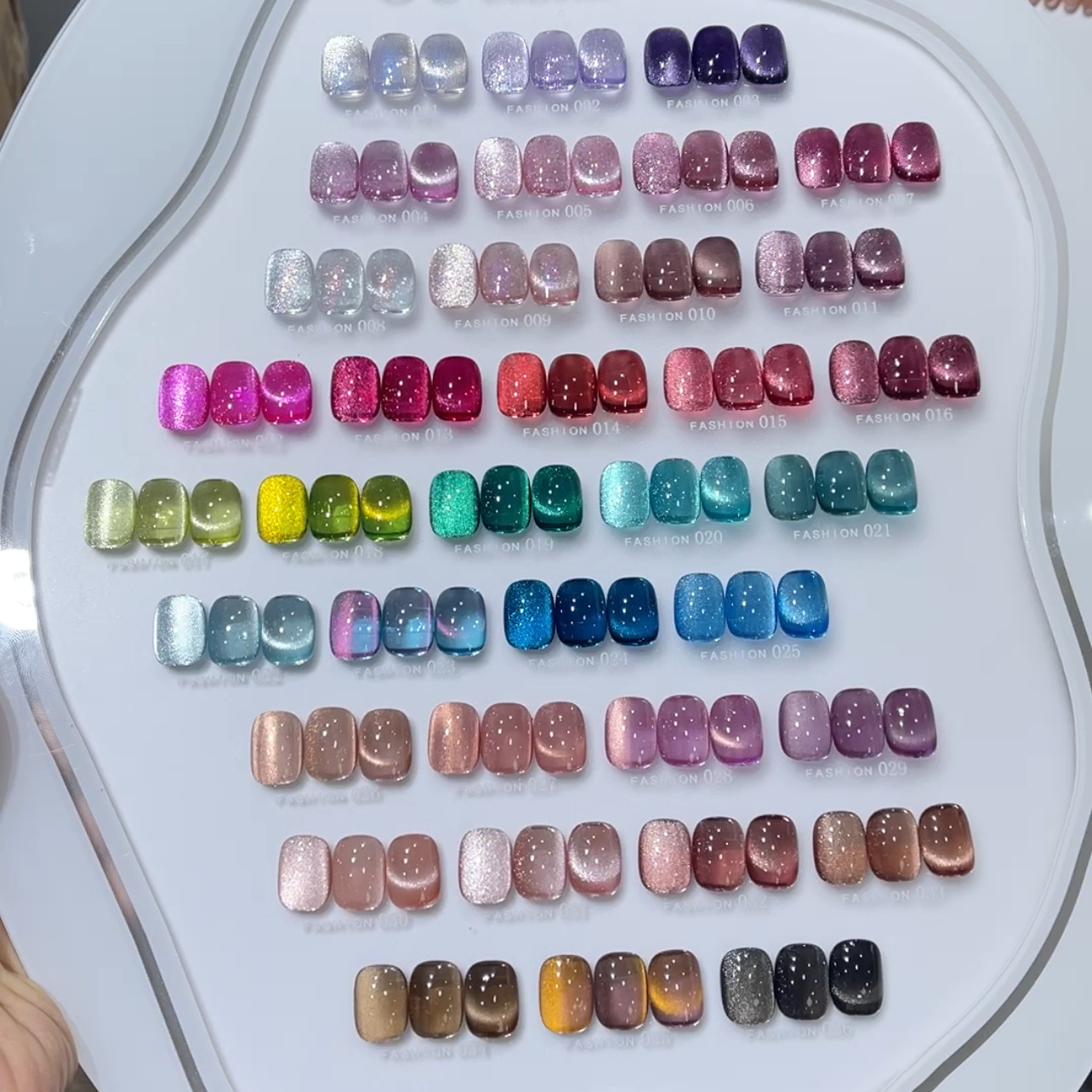 Nail Art Cat Eye - Set di Smalti Gel Effetto Occhio