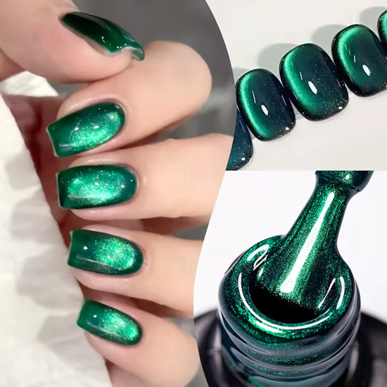 Nail Art Emerald Green - MAINEL 10ML 1Pz Smalto Gel Effetto