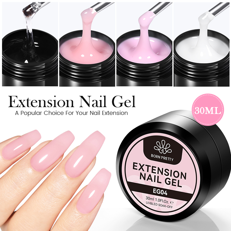 Nail Art Jelly - BORN PRETTY 30ml Gel duro Trasparente