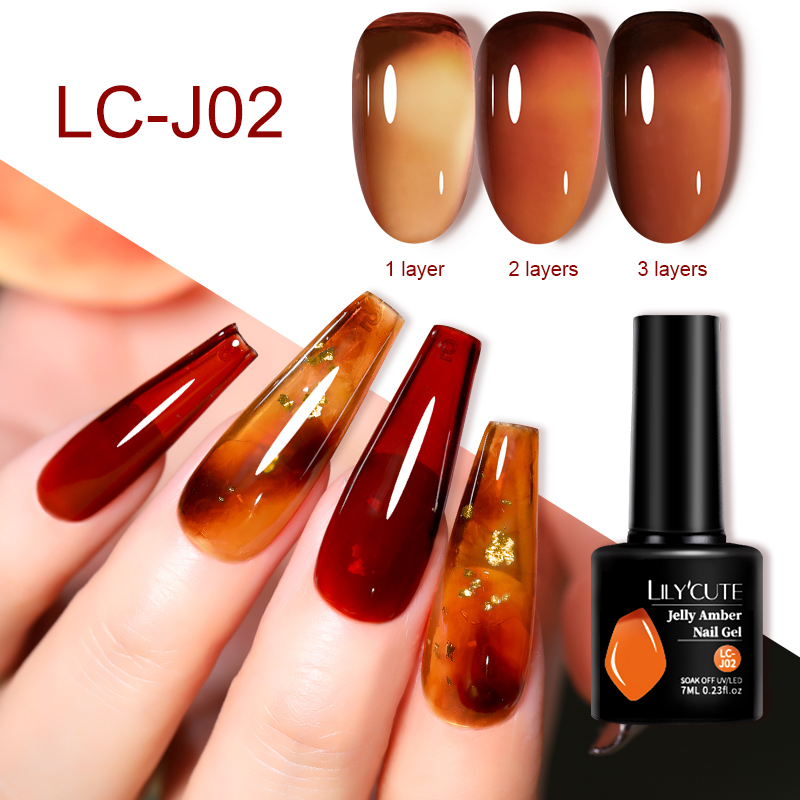 LILYCUTE 7ML Jelly Ambra Gel S - Nail Art Jelly recensione e prezzo