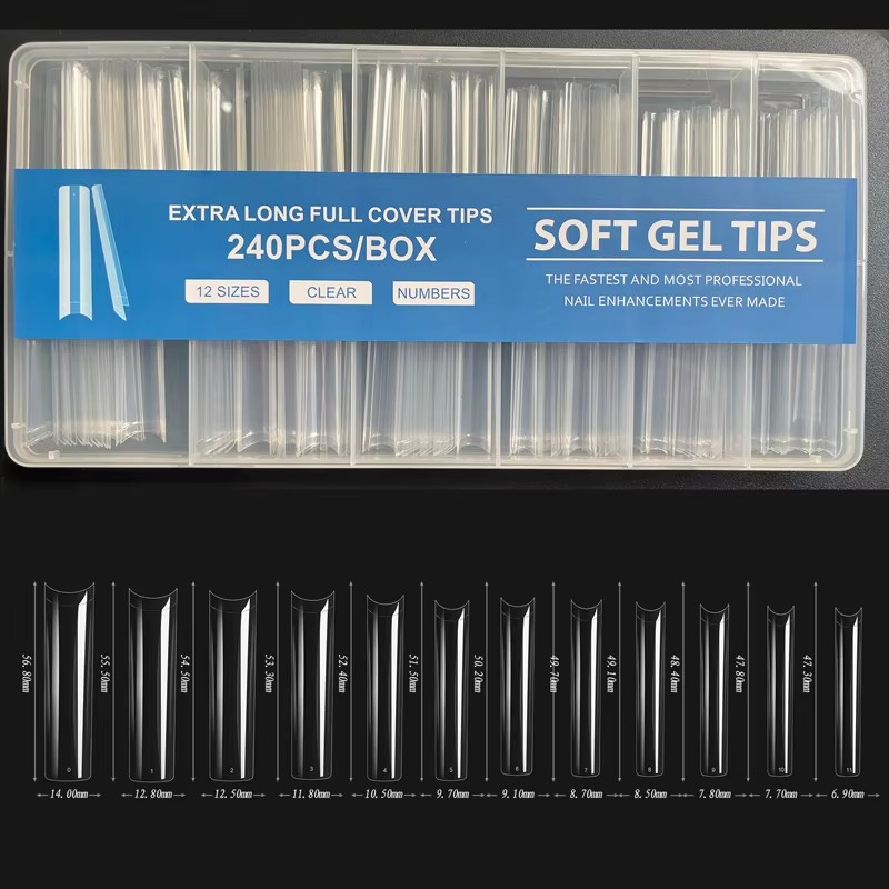 240 pezzi XXL unghie finte ung - Nail Art Xxl recensione e prezzo