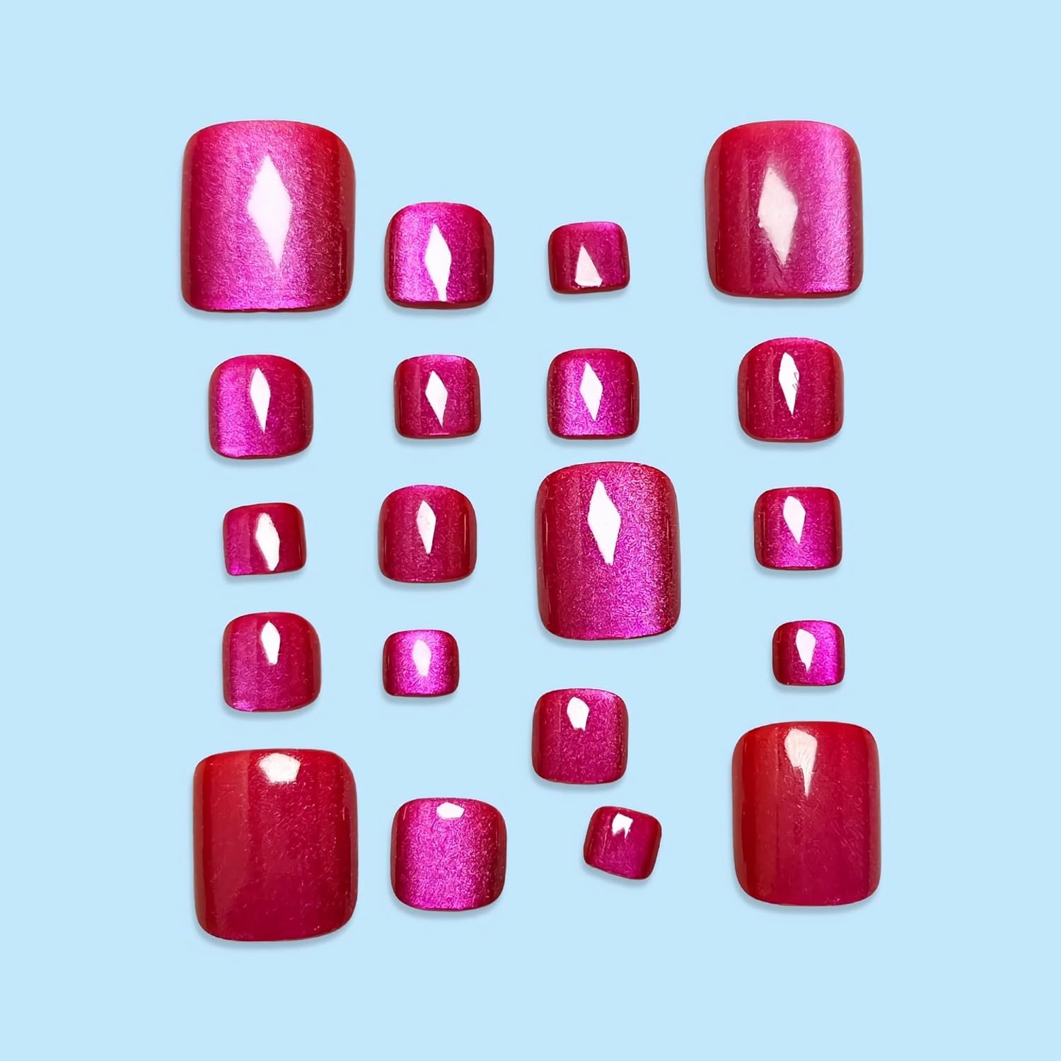 96PCS Piedino acrilico a forma - Nail Art Cat Eye recensione e prezzo