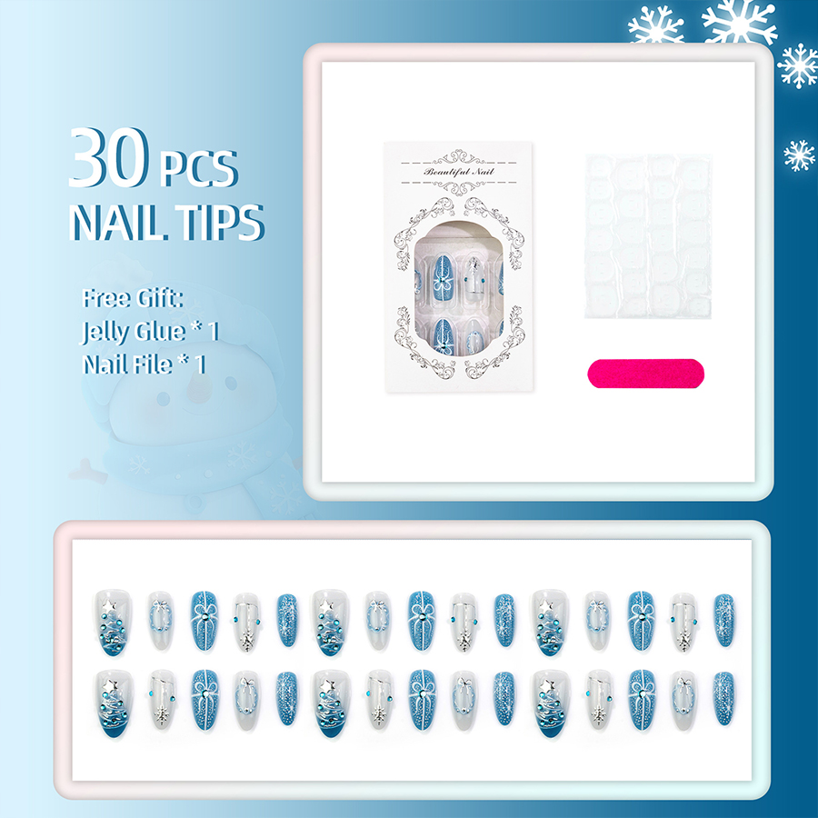 Set da 30 pezzi di unghie fint - Nail Art Jelly recensione e prezzo