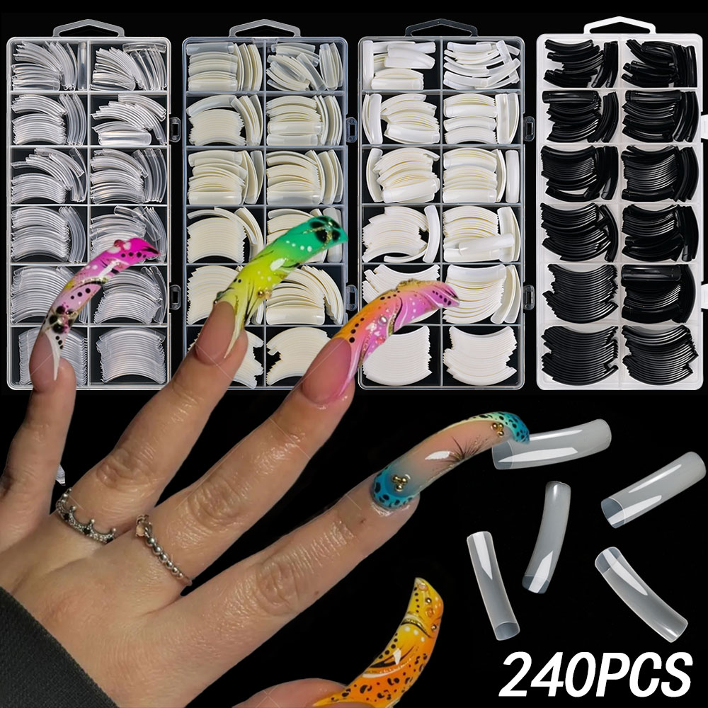 240PC Hawk Curvo Lungo Quadrat - Nail Art Xxl recensione e prezzo