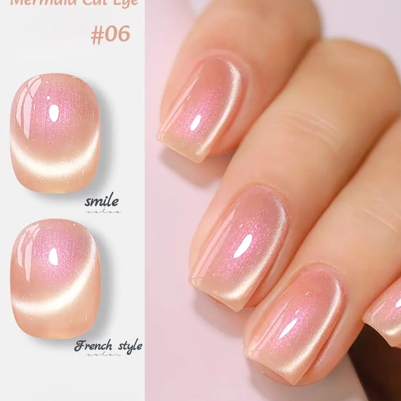 1 pz ZH Smalto per Unghie in G - Nail Art Pink Cat Eye recensione e prezzo