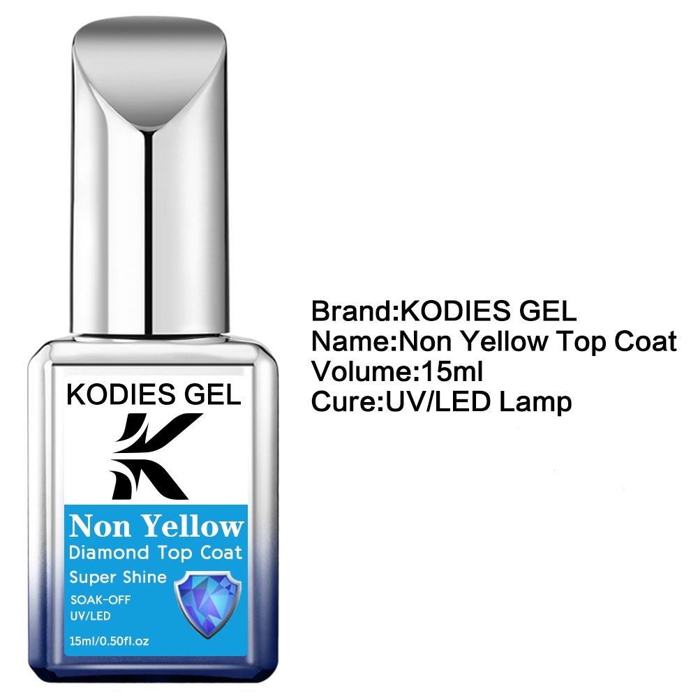 KODIES GEL Top Coat Gel Non In - Nail Art Glossy recensione e prezzo