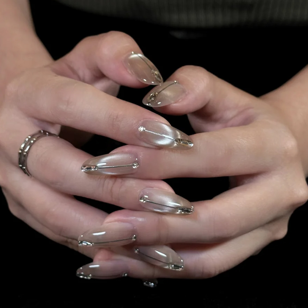 5D a forma di U francese Cat E - Nail Art Pink Cat Eye recensione e prezzo