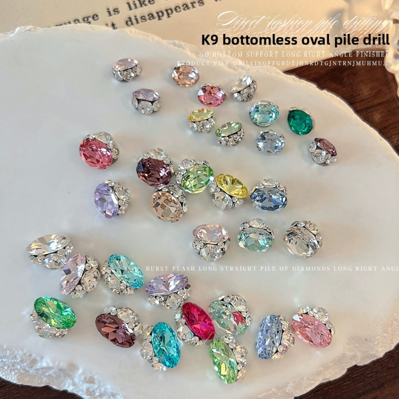 Strass per unghie K9 a forma d - Nail Art Emerald Green recensione e prezzo