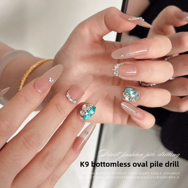 Strass per unghie K9 a forma d - Nail Art Emerald Green recensione e prezzo