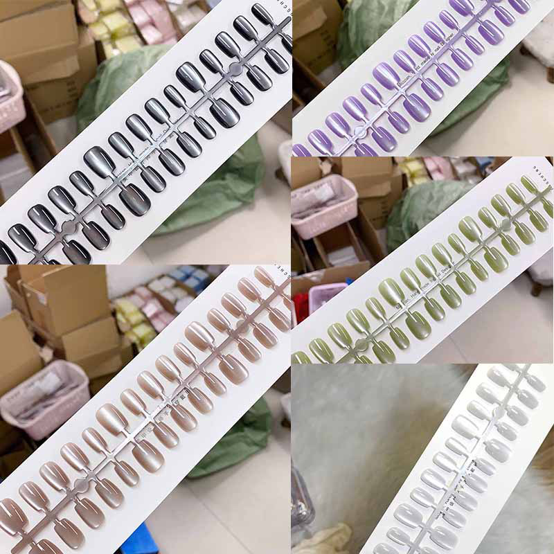 30 Pezzi Unghie Finte a Pressi - Nail Art Full Cat Eye recensione e prezzo