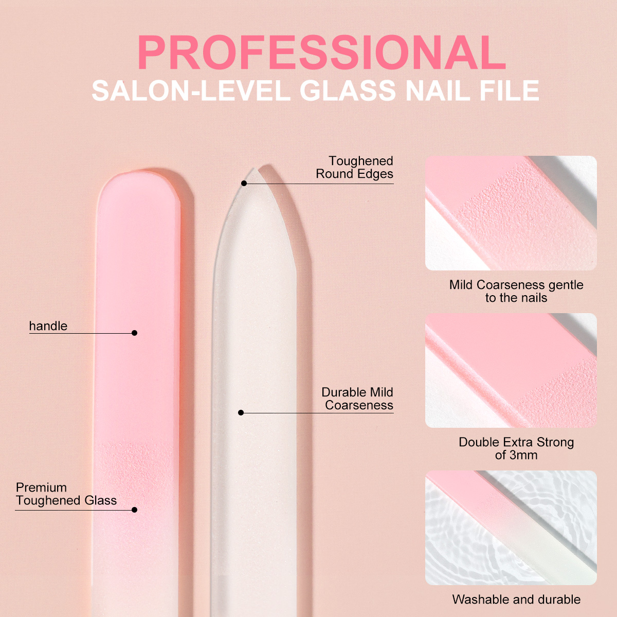 Lima per unghie in vetro nano  - Nail Art Glossy recensione e prezzo