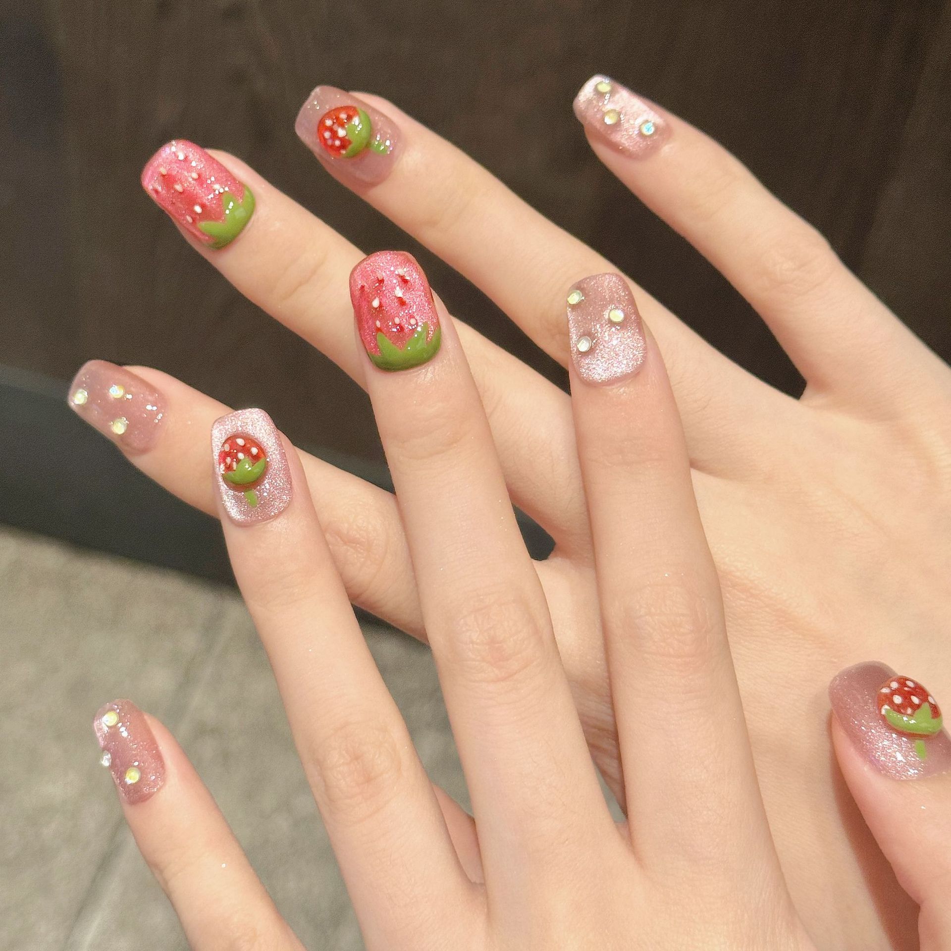 10 pezzi fatti a mano stampa s - Nail Art Cat Eye recensione e prezzo