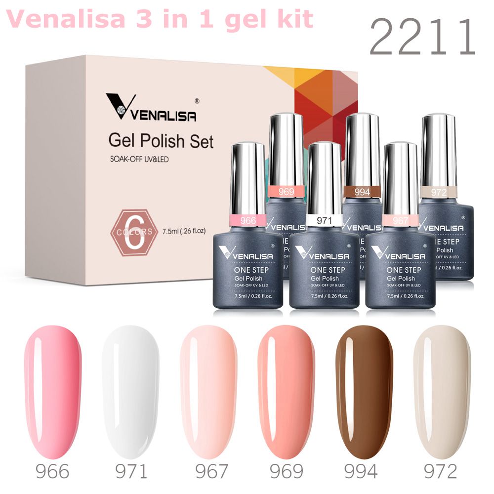 6 pezzi Kit gel da costruzione - Nail Art Jelly recensione e prezzo