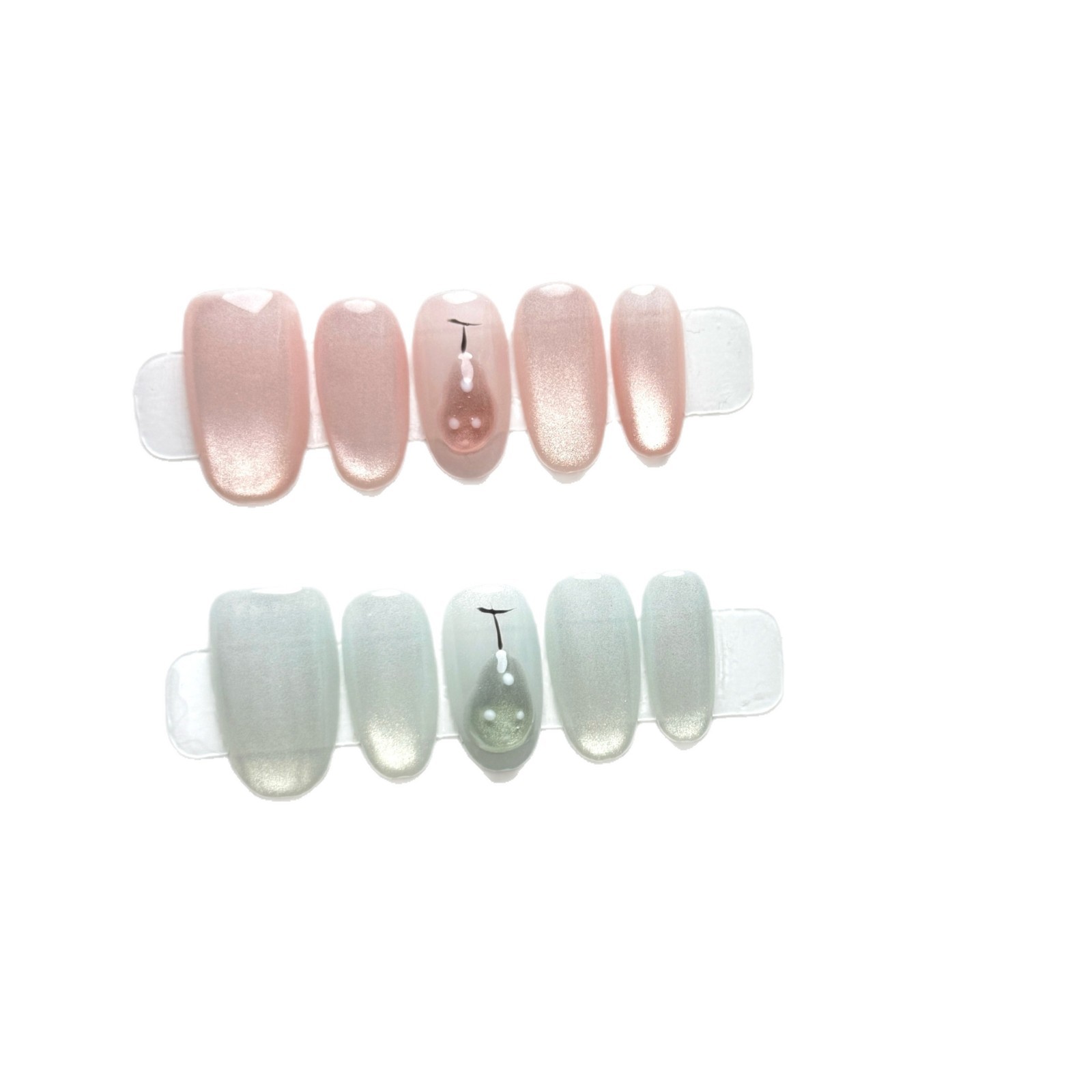 10 pezzi di unghie finte ovali - Nail Art Full Cat Eye recensione e prezzo