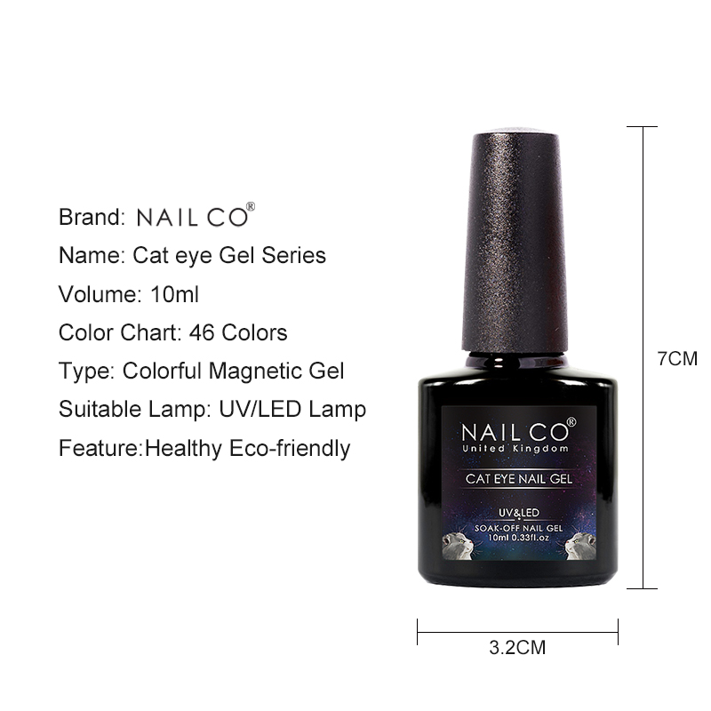 NAILCO 10ml Smalto Gel Magneti - Nail Art Emerald Green recensione e prezzo