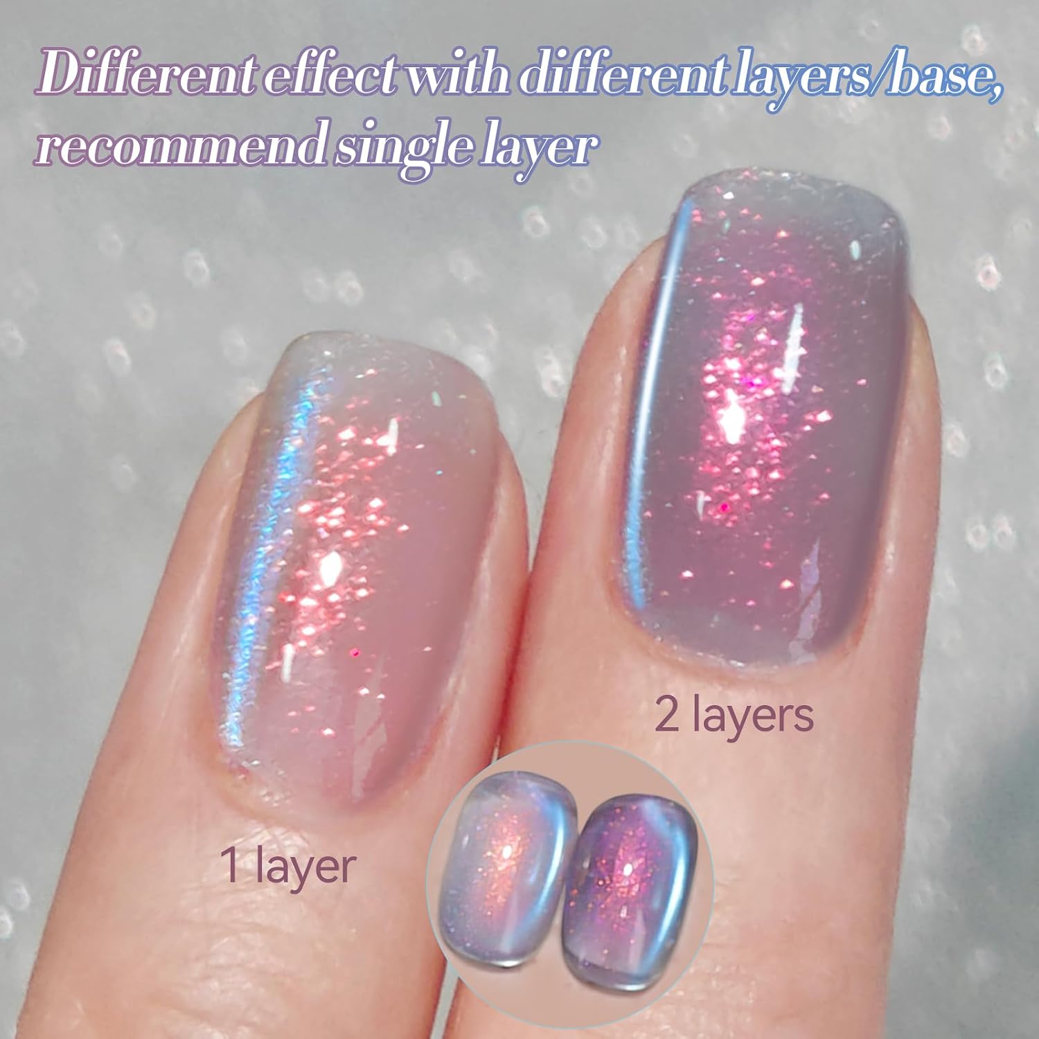 Smalto gel magnetico effetto « - Nail Art Pink Cat Eye recensione e prezzo