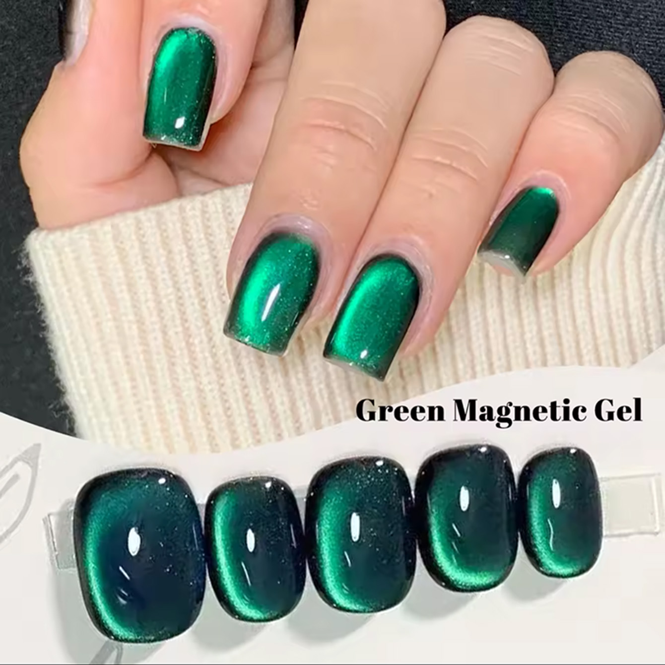 MAINEL 10ML 1Pz Smalto Gel Eff - Nail Art Emerald Green recensione e prezzo