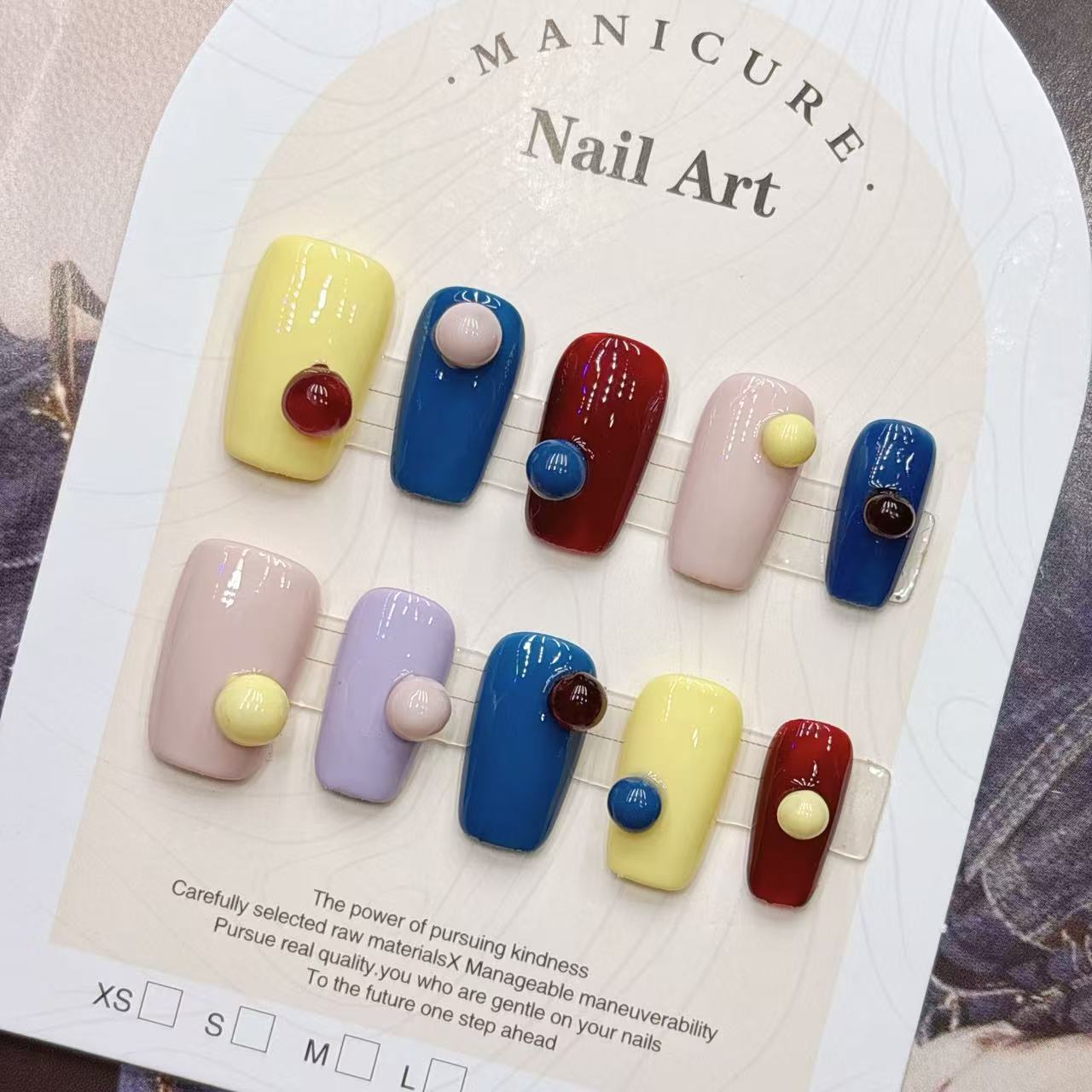 Unghie a pressione di fascia a - Nail Art Fake Nails recensione e prezzo