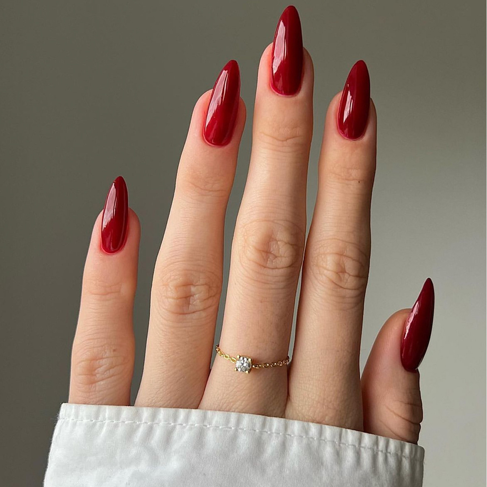 Stampa rossa ciliegia sulle un - Nail Art Fake Nails recensione e prezzo
