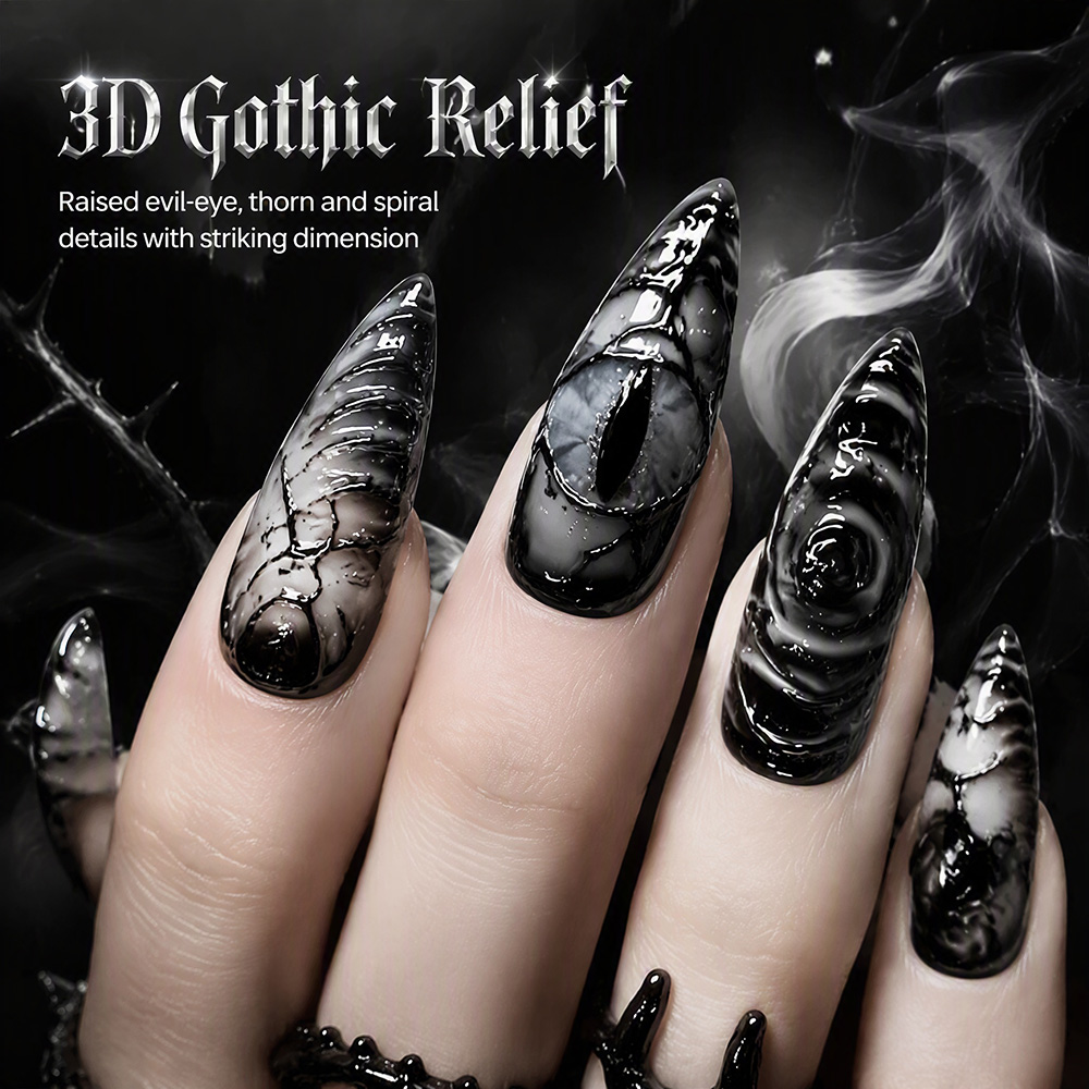 Unghie Finte Gotiche a Stilett - Nail Art Cat Eye recensione e prezzo