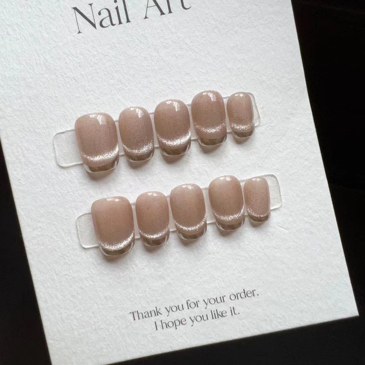 10 pz. Unghie Finte Corte Fatt - Nail Art Full Cat Eye recensione e prezzo