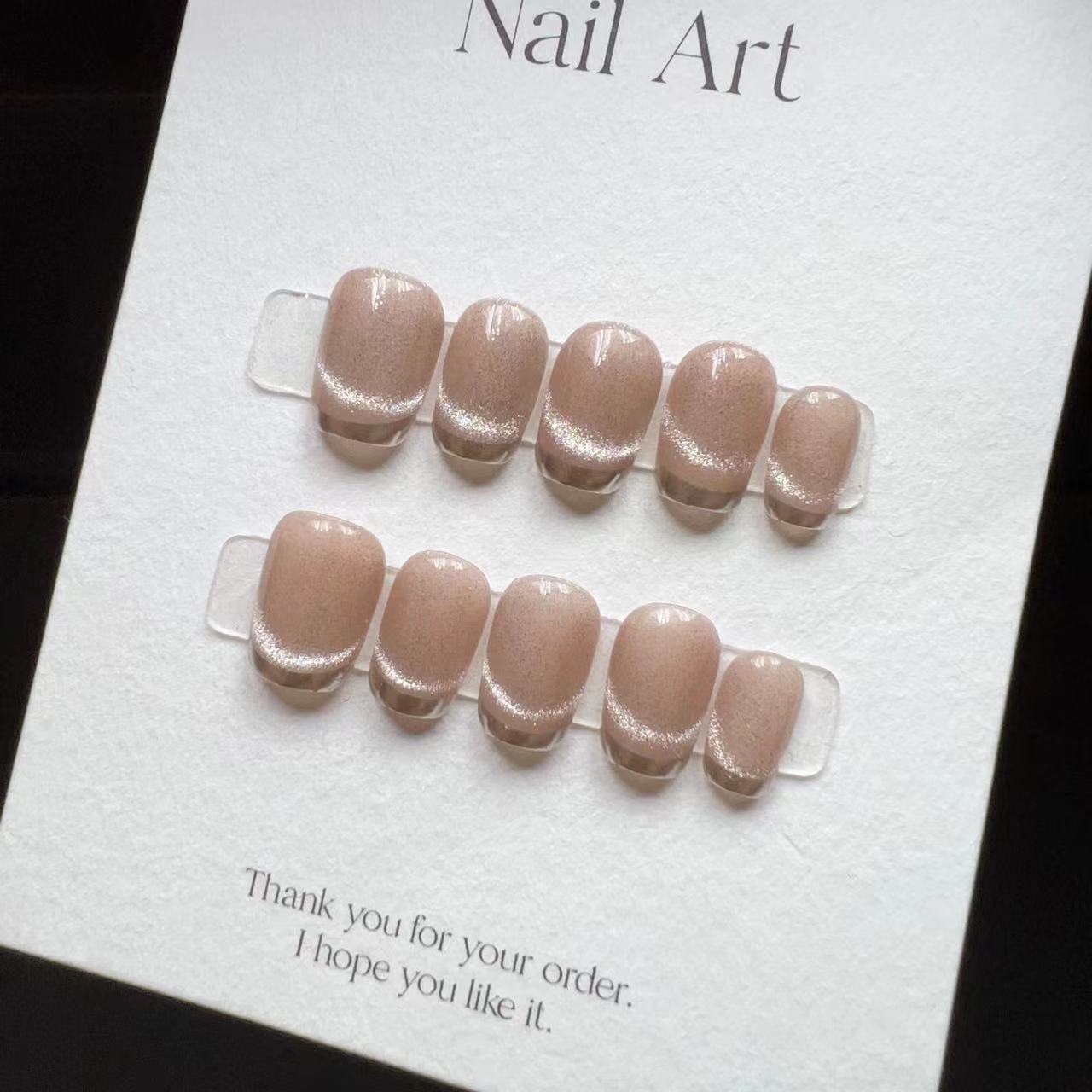 10 pz. Unghie Finte Corte Fatt - Nail Art Full Cat Eye recensione e prezzo