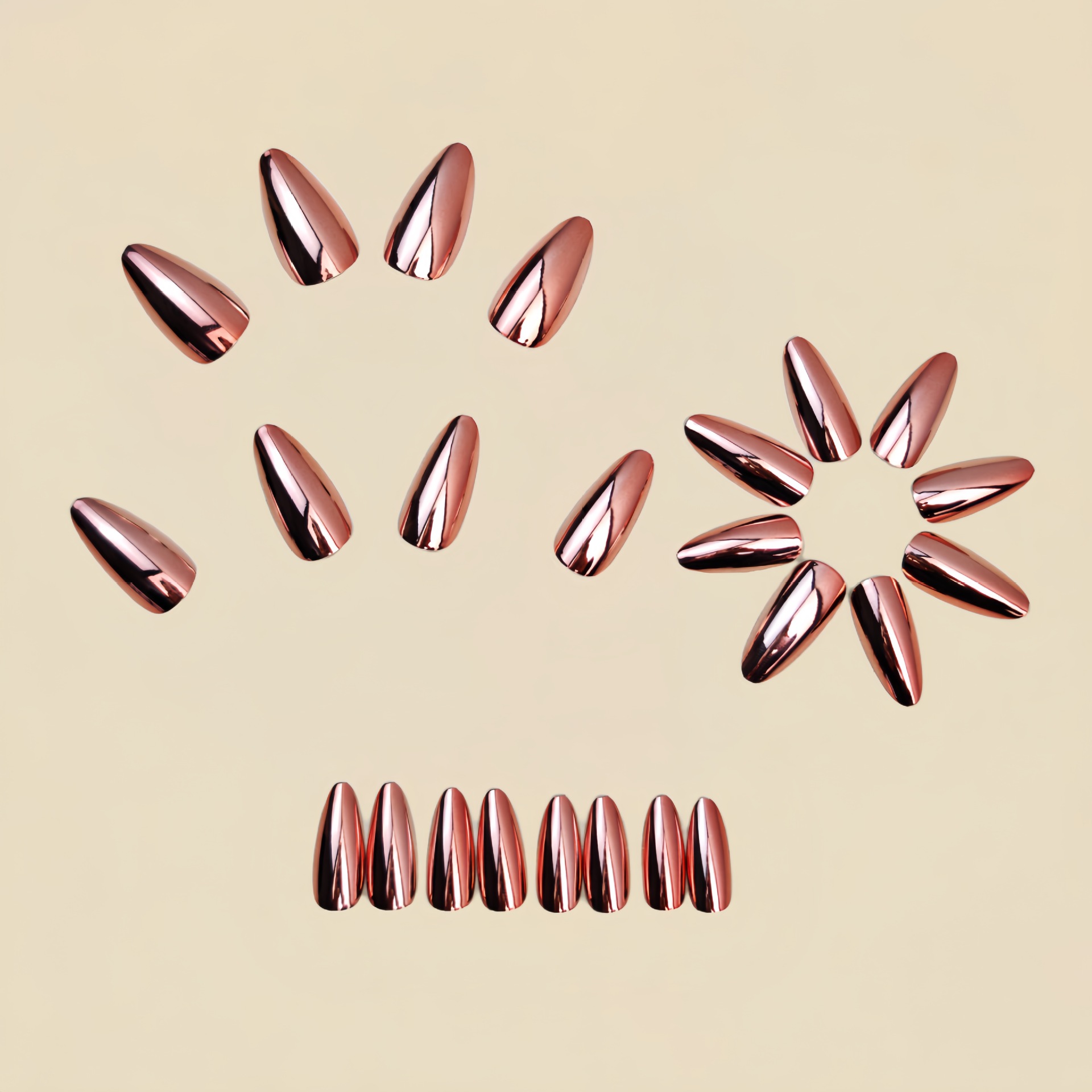 Unghie finte di media lunghezz - Nail Art Glossy recensione e prezzo