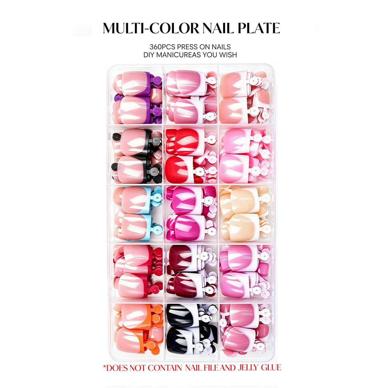 360 pezzi di unghie finte quad - Nail Art Fake Nails recensione e prezzo