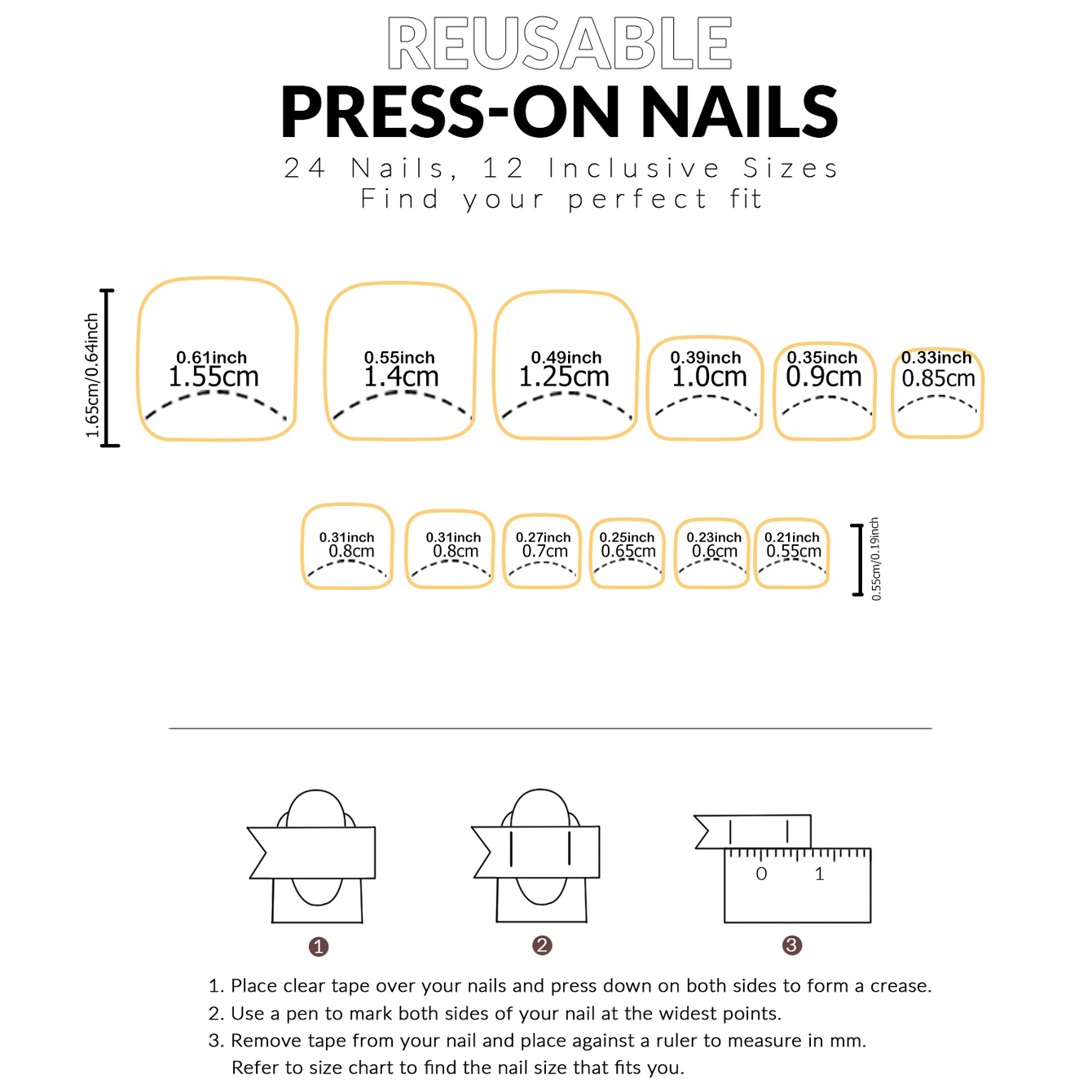 360 pezzi di unghie finte quad - Nail Art Fake Nails recensione e prezzo